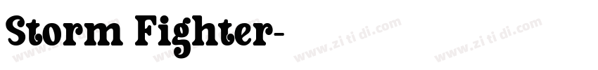 Storm Fighter字体转换